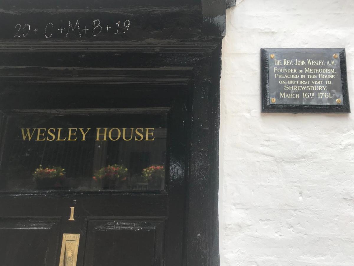 "Wesley House" Historic Home In Town Centre With Parking Shrewsbury Dış mekan fotoğraf